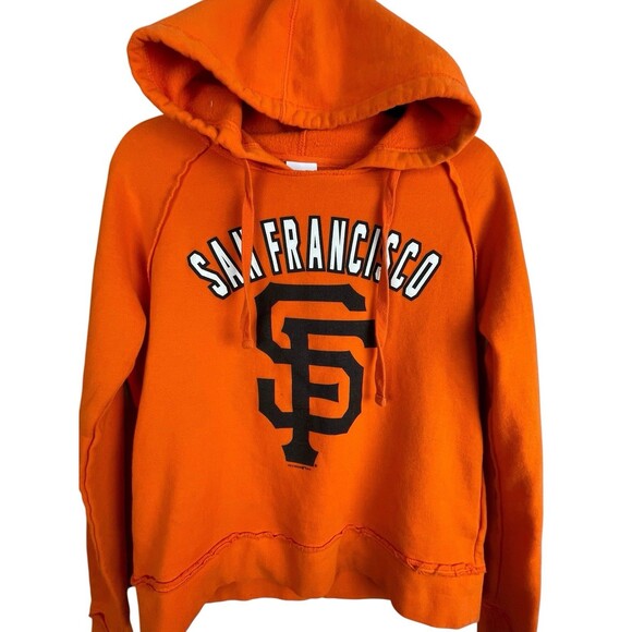 MLB Giants San Francisco Genuine Merch Raglan Hooded Pullover Sweater Small - Picture 4 of 13